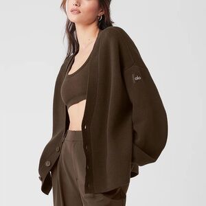 ALO Yoga scholar cardigan sweater